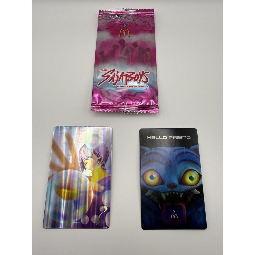 McDonald’s K-pop Demon Hunters 2026 Mystery Saja Boys Card Collectible New - Picture 1 of 5